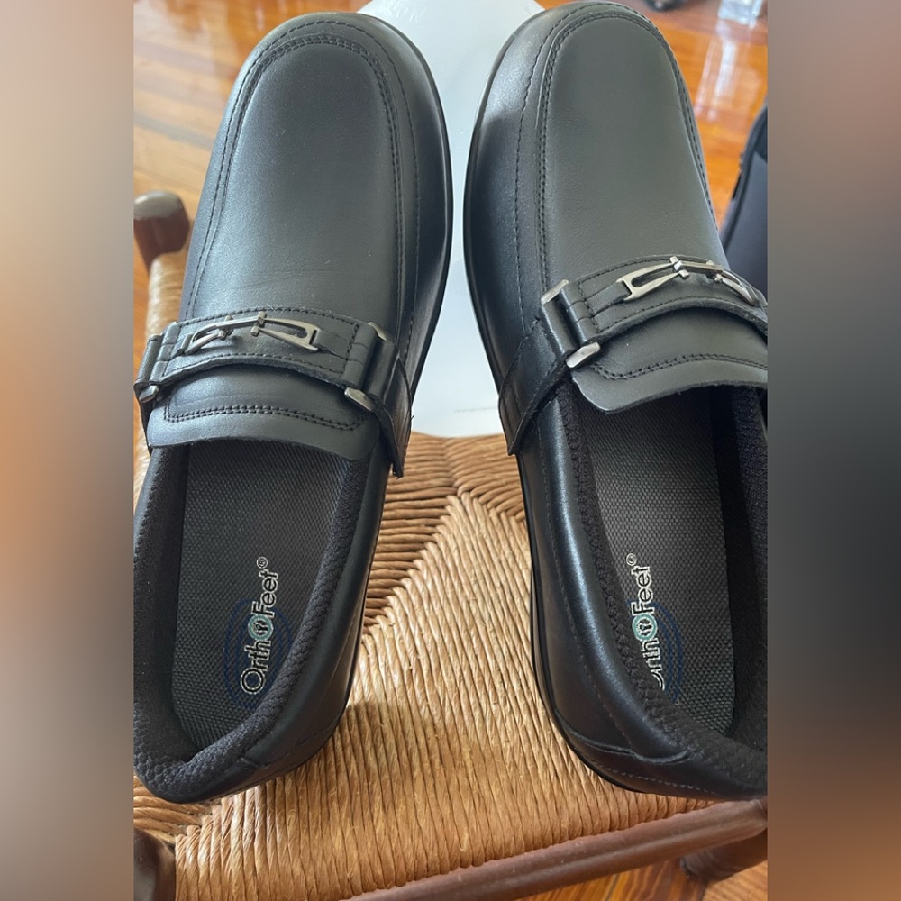 Womens Orthofeet Slip-On Dress Loafers, size 12-D, like new